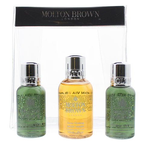 Molton Brown Gift Set 50ml Suma Ginseng Body Wash + 2 x 30ml Fabled Juniper Berries & Lapp Pine Body Wash