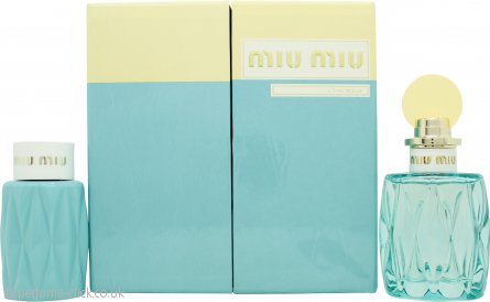 Miu Miu L'Eau Bleue Gift Set 50ml EDP + 100ml Body Lotion