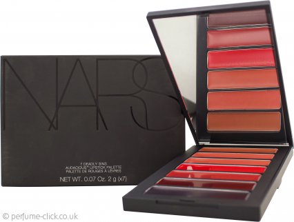NARS Seven Deadly Sins Audacious Lipstick Palette 7 x 2g