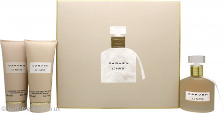 Carven Le Parfum Gift Set 100ml EDP + 100ml Body Milk + 100ml Shower Gel
