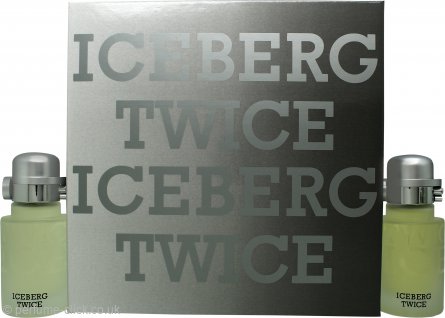 Iceberg Twice Pour Homme Gift Set 75ml EDT + 75ml Aftershave Lotion
