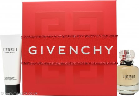 Givenchy L'Interdit Gift Set 50ml EDP + 75ml Body Lotion (This gift set contains:1 x 50ml EDP1 x 75ml Body Lotion)