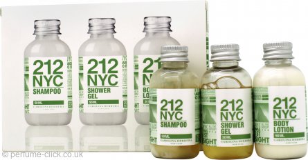 Carolina Herrera 212 NYC Gift Set 50ml Shampoo + 50ml Shower Gel + 50ml Body Lotion