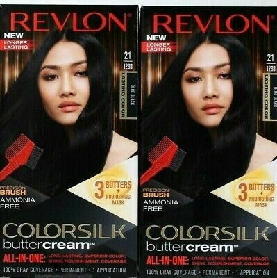 Revlon Luxurious Colorsilk Buttercream Hair Color 126.8ml - 21/12BB Blue Black