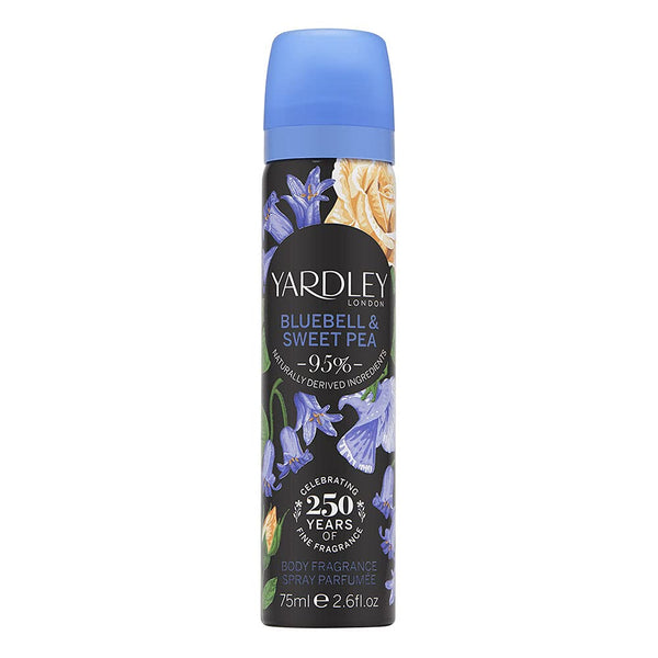 Yardley English Bluebell & Sweet Pea 75ml Body Spray