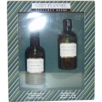 Geoffrey Beene Grey Flannel Gift Set 120ml EDT + 120ml Aftershave Lotion