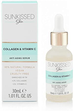 Sunkissed Skin Anti Aging Collagen + Vitamin C Face Serum 30ml