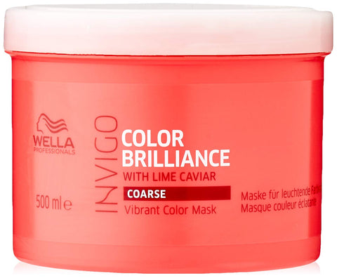Wella Invigo Color Brilliance Vibrant Color Mask 500ml - For Coarse Hair