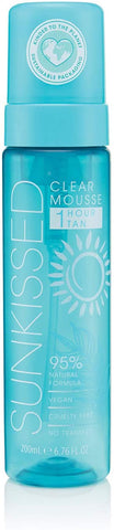 Sunkissed 95 Percent Natural Clear 1 Hour Tan Mousse 200ml