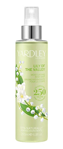 Yardley Lily of the Valley Fragrance Mist 200ml Spray