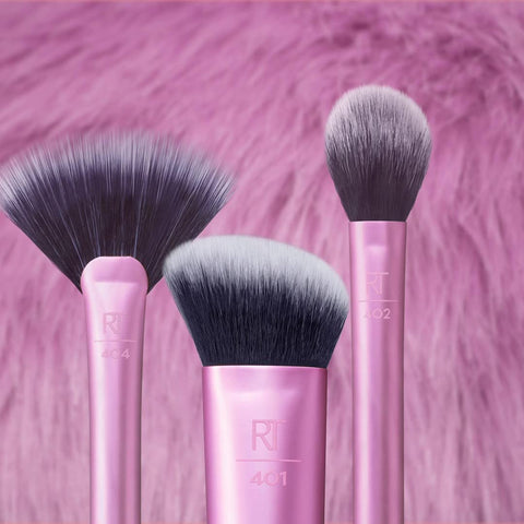 Real Techniques Sculpting Gift Set 4 Pieces (1 x Sculpting Brush1 x Fan Brush1 x Setting Brush1 x Brush Cup)