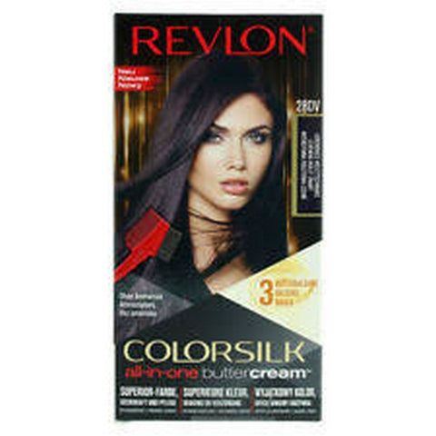 Revlon Luxurious Colorsilk Buttercream Vivid Colors Hair Color 126.8ml - 28DV Violet Black