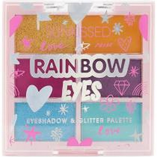 Sunkissed Rainbow Eyes Eyeshadow & Glitter Palette 7.8g