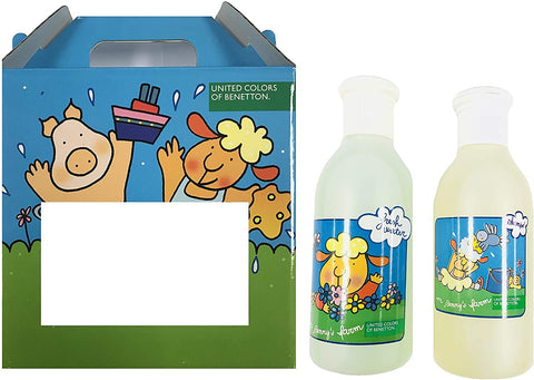 Benetton On Benny's Farm Gift Set 200ml Fresh Water + 200ml Shampoo