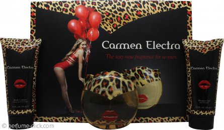 Carmen Electra Rrrr! Gift Set 100ml EDP + 150ml Shower Gel + 150ml Body Lotion