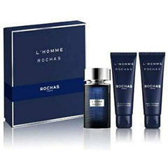 Rochas L'Homme Rochas Gift Set 100ml EDT + 100ml Shower Gel + 100ml Body Lotion