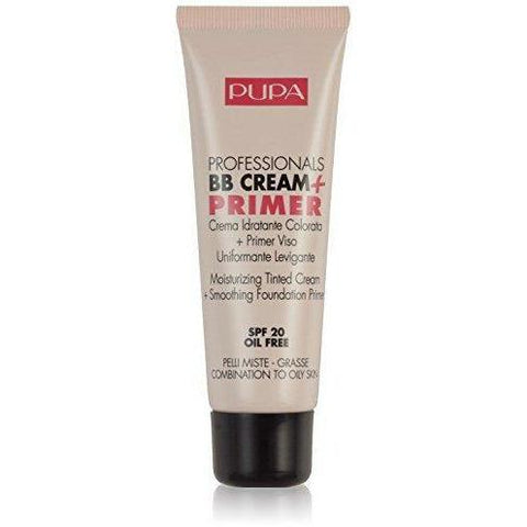 Pupa Professionals BB Cream + Primer For Oily To Combination Skin SPF20 50ml - 002 Sand