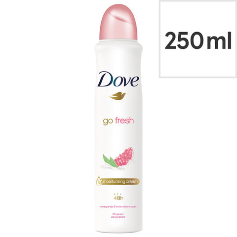 Dove Go Fresh Pomegranate and Lemon Anti-Perspirant Deodorant Spray 250ml