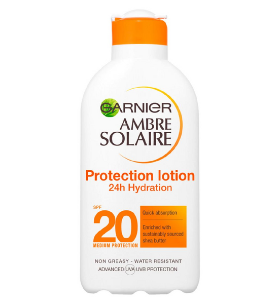 Garnier Ambre Solaire Anti-Dryness Sun Protection Milk SPF20 200ml