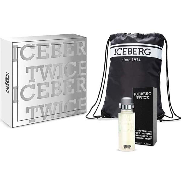 Iceberg Twice Pour Homme Gift Set 125ml EDT + String Bag