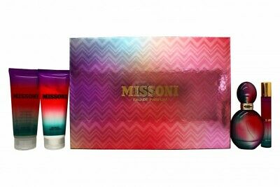 Missoni (2015) Gift Set 50ml EDP + 50ml Body Lotion + 50ml Shower Gel + 10ml EDP