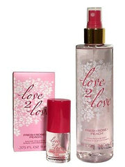 Love2Love Fresh Rose + Peach Eau de Toilette 11ml Spray