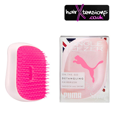 Tangle Teezer X Puma Compact Styler Detangling Hair Brush - Neon Pink