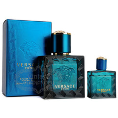 Versace Eros Gift Set 30ml Eros EDT + 30ml Eros Flame EDT