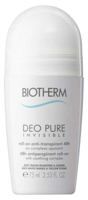 Biotherm Deo Pure Invisible 48H Deodorant Roll-On 75ml