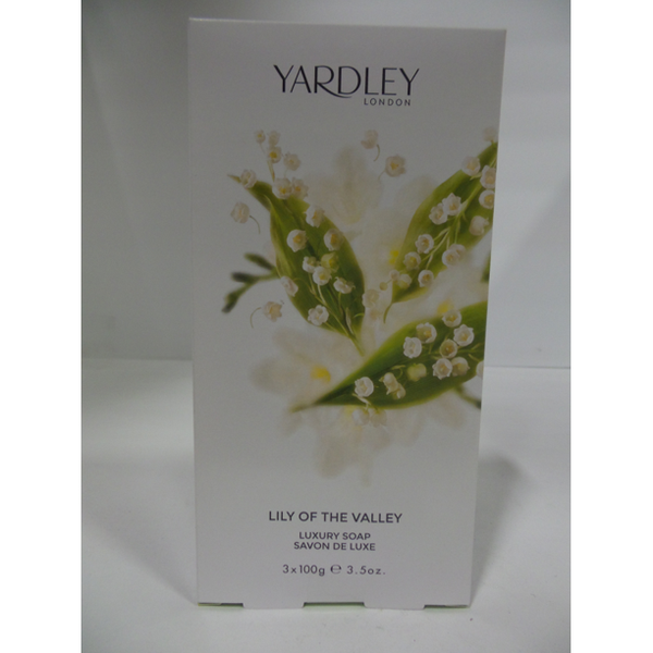 Yardley Lily of the Valley Soap 3x 100g
