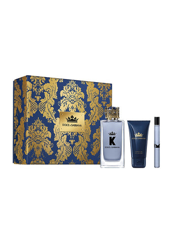 Dolce & Gabbana K Gift Set 100ml EDT + 10ml EDT + 50ml Shower Gel