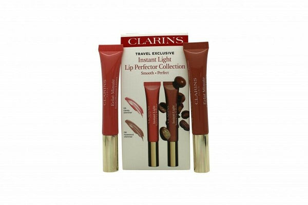 Clarins Instant Light Lip Perfector Duo 2 x 12ml - 05 Candy Shimmer + 06 Rosewood Shimmer
