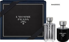 Prada L'Homme Gift Set 100ml EDT + 125ml Aftershave Balm
