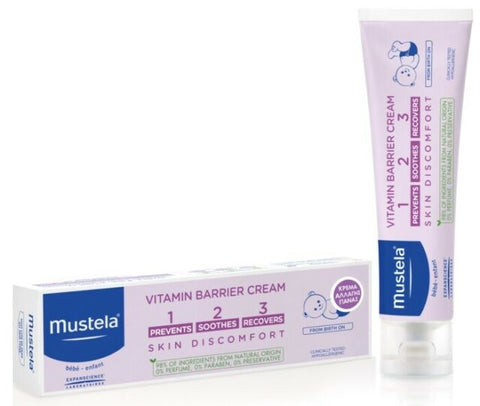 Mustela Bébé Vitamin Barrier Cream 100ml